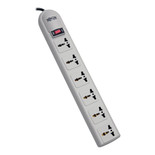 Eaton Tripp Lite SUPER6OMNIB 750 Joules 6-Outlet Surge Protector | 1.8M Cord, British Plug
 | SUPER6OMNIB
