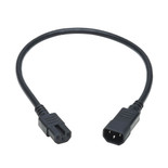 Eaton Tripp Lite P018-002 15A C14 to C15 Heavy-Duty Power Cord | 2 ft. Black
 | P018-002