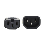 Eaton Tripp Lite P018-002 15A C14 to C15 Heavy-Duty Power Cord | 2 ft. Black
 | P018-002