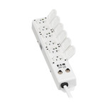 Eaton Tripp Lite PS625HG20AOEM 6-Outlet 20A 25 ft Medical-Grade Power Strip | UL 1363A, Antimicrobial
 | PS625HG20AOEM