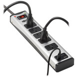 Eaton Tripp Lite TLM506USBC 2100 Joules 5-Outlet Surge Protector | 1 USB-A, 1 USB-C, 6 ft Cord, Metal Housing
 | TLM506USBC
