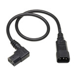 Eaton Tripp Lite P004-002-13RA 2 ft Right-Angle C13 to C14 PDU-Style Power Extension Cord
 | P004-002-13RA