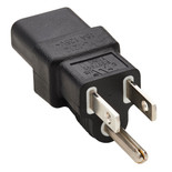 Eaton Tripp Lite P006-000 15A NEMA 5-15P to C13 Power Cord Adapter - Black
 | P006-000