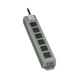 Eaton Tripp Lite 6SP 1800W 6-Outlet Power Strip | 6 ft Cord, Metal Housing
 | 6SP