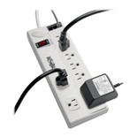 Eaton Tripp Lite TLP808TELTAA 3150 Joules 8-Outlet Surge Protector | 8 ft Cord, Modem/Fax Protection, TAA Compliant
 | TLP808TELTAA