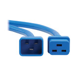 Eaton Tripp Lite P036-006-ABL 20A 6 ft Power Extension Cord | C20 to C19, Blue
 | P036-006-ABL
