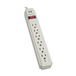 Eaton Tripp Lite TLP604 900 Joules 6-Outlet Light Gray Surge Protector
 | TLP604