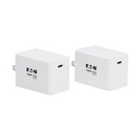 Eaton Tripp Lite U280-W01-60C1-G 60W USB-C PD 3.0 Wall Charger GaN White
 | U280-W01-60C1-G