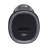 Eaton Tripp Lite U280-C01-25-1B 25W Single-Port USB-C Car Charger Black
 | U280-C01-25-1B
