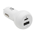 Eaton Tripp Lite U280-C02-30W-K 30W Dual-Port USB Car Charger | White
 | U280-C02-30W-K