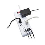 Eaton Tripp Lite TLP64USBRA15 900 Joules 6-Outlet Surge Protector | 4-Port 4.2A USB | 15 ft Cord | White
 | TLP64USBRA15
