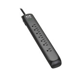 Eaton Tripp Lite TLP76B 1500 Joules 7-Outlet Black Surge Protector
 | TLP76B