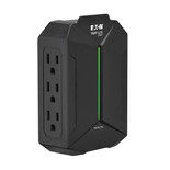 Eaton Tripp Lite SK62SL 490 Joules 6-Outlet Surge Protector | Direct Plug-In Black
 | SK62SL