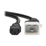 Eaton Tripp Lite P032-E02 15A 2 ft C13 to P-Lock C20 PDU Power Cord Black
 | P032-E02