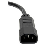 Eaton Tripp Lite P004-001 10A 1 ft C13 to C14 Power Extension Cord | Black
 | P004-001