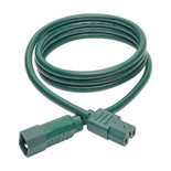 Eaton Tripp Lite P018-006-AGN 15A C14 to C15 Heavy-Duty Power Cord Green 6 ft
 | P018-006-AGN