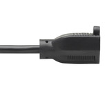 Eaton Tripp Lite P024-006-15D 6 ft 15A Power Extension Cord | Right-Angle NEMA 5-15P to NEMA 5-15R
 | P024-006-15D