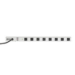Eaton Tripp Lite SS240806 1050 Joules 8-Outlet Power Strip | 6 ft Cord
 | SS240806