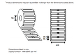 Omni-ID IQ 150 On-Metal RFID Label (Monza R6-P) | CP16081/CP16080