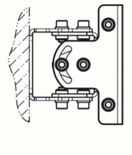 Kathrein Outdoor Wall/Pole Mounting Kit & Adapter | 52010351 + 52010368