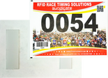 SIVA Number Bib with 2 Integrated Dumbel UHF Foam Tags (Monza R6-P) | SIVA-NB2FT-DUMBEL-S