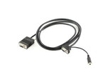 Zebra 6 ft RS-232 Cable for Fixed Mount Scanners with Power Supply and Trigger Cable | 25-13227-03R-KIT