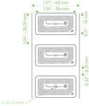 Beontag P7A NFC White Wet Inlay (NXP NTAG213) | AN631N101