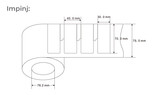 Xerafy Metal Skin Delta RFID Label | M830 | X7030-US011-M830/X7030-EU011-M830