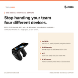 Zebra TC22R Integrated Handheld RFID Reader | TC2205-0G1250SS-US/TC2205-0G1250SS-FT