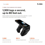 Zebra TC22R Integrated Handheld RFID Reader | TC2205-0G1250SS-US/TC2205-0G1250SS-FT