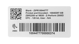 Zebra 4" x 2" Z-Perform 2000D M830 General Purpose RFID Label | For Industrial Printers | ZIPR10044777