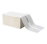 Brother 4" x 6" Premium Direct Thermal Fanfold Paper Labels | For Titan & Desktop Printers | Case of 2 Stacks - 2,000 Labels per Stack | BDS1A152102F