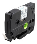 Brother 0.35" x 4.9' Black on White 3:1 Heat Shrink Tube | For P-Touch Printers | Case of 1 Roll | HSE221EG