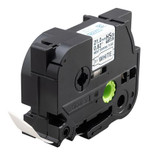 Brother 0.82" x 4.9' Heat Shrink Tube Black on White | For P-Touch Printers | Case of 1 Roll | HSE251EG