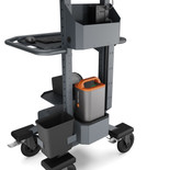 Bretford Mobile Computer Cart | MobilePro 1 | With Small Printer Shelf | MP10H-SB [Monitor and Printer NOT Included]