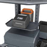 Bretford Mobile Computer Cart | MobilePro 4 | With Small Printer Shelf & Dual Monitor Mount | MP10HD-SB [Monitors and Printer NOT Included]