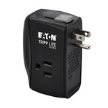 Eaton Tripp Lite TRAVELER100BT 1050 Joules 2-Outlet Portable Surge Protector | Ethernet Protection | TRAVELER100BT