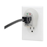 Eaton Tripp Lite SPIKECUBE 600 Joules 1-Outlet Surge Protector | Direct Plug-In | SPIKECUBE
