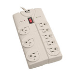 Eaton Tripp Lite TLP808 1440 Joules 8-Outlet Light Gray Surge Protector | TLP808