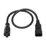 Eaton Tripp Lite P002-002 2 ft NEMA 5-15R to C14 Power Cable Black | P002-002