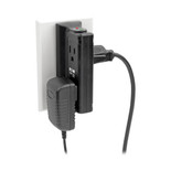 Eaton Tripp Lite TLP4BK 720 Joules 4-Outlet Black Surge Protector | Direct Plug-In | TLP4BK