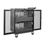 Eaton Tripp Lite CSC32AC 32-Port AC Charging Cart | Wall-Mount Option | Black | CSC32AC