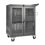Eaton Tripp Lite CSC32AC 32-Port AC Charging Cart | Wall-Mount Option | Black | CSC32AC