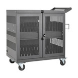 Eaton Tripp Lite CSC32USB 32-Port 2.4A USB Charging Cart | Wall-Mount Option | Black | CSC32USB