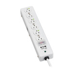 Eaton Tripp Lite SPS606HGRA 1050 Joules 6-Outlet Hospital-Grade Surge Protector | 6 ft Cord | SPS606HGRA