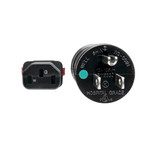 Eaton Tripp Lite P006-L15-HG10 10A 15 ft NEMA 5-15P to Locking IEC C13 Hospital-Grade Power Cord | P006-L15-HG10