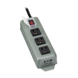 Eaton Tripp Lite 3SP 3-Outlet 6 ft Industrial Power Strip Gray | 3SP