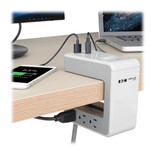 Eaton Tripp Lite TLP648USBC 1080 Joules 6-Outlet Surge Protector | 2 USB-A | 1 USB-C | 8 ft Cord | Desk Clamp | TLP648USBC