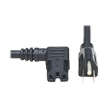 Eaton Tripp Lite P019-008-C15RA 15A 8 ft NEMA 5-15P to Right-Angle C15 Power Cable Black | P019-008-C15RA