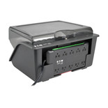 Eaton Tripp Lite CSD1006AC 2880 Joules 10-Device AC Charging Station Desktop Cabinet Black/Gray | CSD1006AC